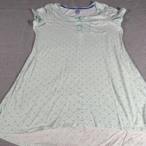 Jane and Bleecker Short Sleeve T-Shirt Dress Blue Women's Size Medium Womens Top